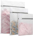 3Pcs Durable Honeycomb Mesh Laundry Bags - 1 Large, 1 Medium, 1 Small for Delicates