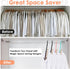Closet Organizers and Storage, 8 Pack Upgraded Cascading Hangers for Heavy Clothes, Magic Closet Organization