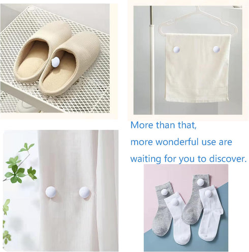 30 Pcs Duvet Pins, Comforter Pins, Curtain Pins, Duvet Clips, Affordable Sets, White-Round, Use as Duvet Donuts