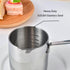 IMEEA Butter Warmer Turkish Coffee Pot - Mini Saucepan with Spout, 18/10 Tri-Ply Stainless Steel (10oz/300ml)