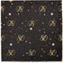 Sparkle and Bash Bulk Happy 80th Birthday Napkins - 2-Ply, Black and Gold, Pack of 100