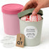 StarPack 'Freeze The Day' Homemade Ice Cream Containers (2-Pack, 1 Quart) -