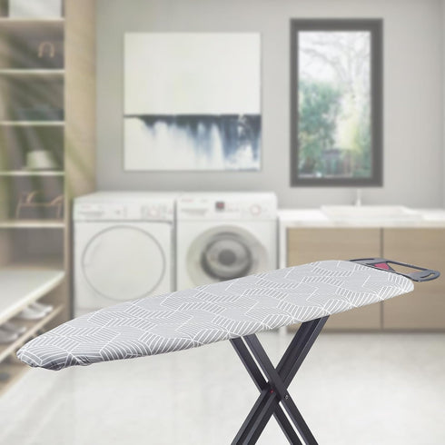Ironing Board Cover with Padding, 15 x 54 inch Standard Full Size, Heat Reflective, Thick Padding with Elasticized
