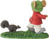 Enesco Tails with Heart Happy Camper Skunk Attack Mouse Miniature Figurine, 2.36 Inch, Multicolor