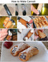 Stainless Steel Cream Horn Molds, 21 Pcs Cannoli Form Tubes and Croissant Baking Molds with Cleaning Brush