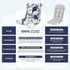 Rocking Chair Cushion, Waterproof Chairs Cushions for Adirondack Chairs Patio Chair High Back Thicked Cushions Outdoor