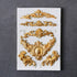 3 Pieces Baroque Silicone Fondant Molds, Scroll Border Lace Molds for Cake Decorating, Curlicues Gum Paste Candy
