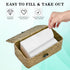 Dryer Sheet Holder, Woven Seagrass Container with Lid for Laundry Room Organization, Natural Color