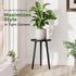 Leaf&lull Tall Plant Stand Indoor Black Plant Table for Large Plants Wooden Plant Stool Plant Holder for Living Room