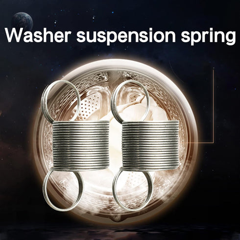 Walmine Silver Metal W1040089 Washing Machine Suspension Spring Replacement for Kenmore, Replace 1938554 AH3497596 Pack of 4