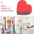 minkissy Red Heart Magnet Fridge Magnets, 40pcs Heart Shape Refrigerator Decors for Household Accessory