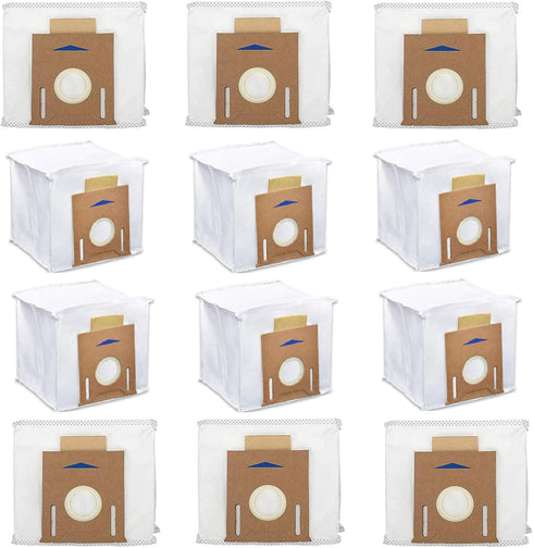 12 Pack Replacement Vacuum Filter Bags for Yeedi K781+, Ecovacs DEEBOT OZMO T8 and Deebot N8 Pro+