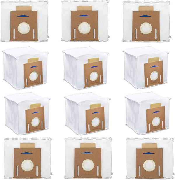 12 Pack Replacement Vacuum Filter Bags for Yeedi K781+, Ecovacs DEEBOT OZMO T8 and Deebot N8 Pro+