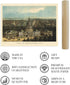 HISTORIX Vintage Washington DC Map Art - 18x24 Inch Print of Historic United States Capitol Building - Old Map Poster