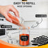 Segarty Glass Spice Jars Set, 6 Pack 3oz with Labels and Chalk Marker, Empty Spice Containers