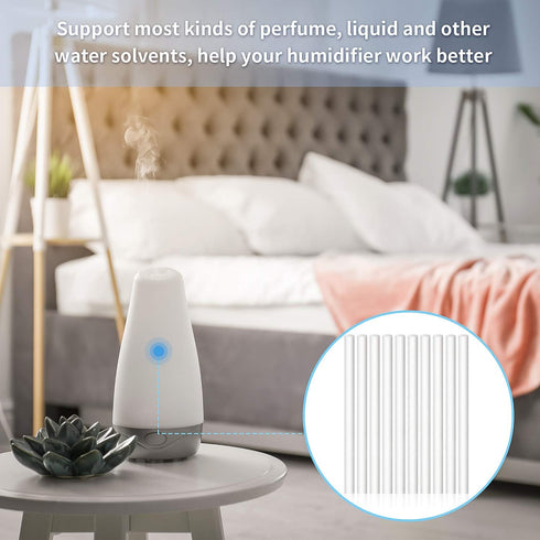 40 Pieces Humidifier Filter Cotton Refill, Travel Mini Humidifier Filters for Portable Personal USB Humidifiers