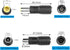 YAODHAOD DC8mm Connector 2pcs, DC7909 Male to DC8020 Female and DC7909 Female to DC8020 Male Adapter for Solar Panel RV
