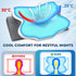 CushZone Cervical Neck Pillow, Memory Foam Neck Support Pillows for Sleeping, Shoulder Pillow for Side Sleepers, Back