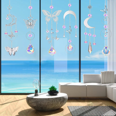 Lyukii 300 Pcs DIY Suncatchers Making Kits Craft for Adults Crystal Suncatchers for Window Hanging Sun Catcher
