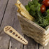 Herb Stripper Wooden Vegetable Leaf Remover, Rustic Safe Kitchen Tool for Cooking Gifts