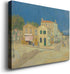 Renditions Gallery The Yellow House by Vincent Van Gogh, Premium Gallery Wrapped Canvas Print Décor, 8x12 in