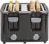 Continental Electric CE-TT029 Toaster, 4 Slice,Cool Touch, Black by Continental Electric