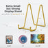 TR-LIFE Plate Stands for Display - 4.5 Inch Plate Holder and Metal Frame Stand for Pictures and Art (Gold 2 Pack)