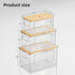 Kitchen,Set 3 13/30/33 Bags,Set 3 Under Sink Organizer,Plastic Trash Bag Holder Dispenser,Stackable Pantry Laundry Room