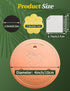 Mellbree Set, 0.6mm 99.99% Bird Bath Copper Disk & Clean Reinforced Pure Copper Cleaning Disk with Cleaning sponges