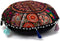 DK Homewares Indian Traditional Floor Cushion Cover Bohemian Black 18 Inch Patchwork Yoga Pouf