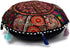 DK Homewares Indian Traditional Floor Cushion Cover Bohemian Black 18 Inch Patchwork Yoga Pouf