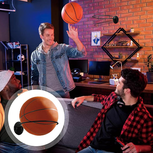 Sexoeie (2) Wall Mount Round Holder - Hanging Planter for Indoor Plants & Display Stand for Basketball Football Sports