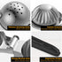 Stainless Steel Lemon Squeezer - Metal Citrus Juicer with Silicone Handles, Large Manual Citrus Press Juicer