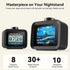 7-Day Programmable 4 98db 30 Dekala AuraDot Alarm Clock for Bedroom, Independent Max Loud Alarm for Heavy Sleepers
