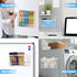 NiHome Magnetic Metal Basket Organizers 2PCS, Versatile Storage for Kitchen & Office, Holds Up to 14 lbs, Space-Saving