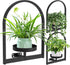 3 Pack PEKGRIL Wall Plant Holders, Metal Window Planters Shelves, Indoor Plants Stands, Wall Decor Planter Hanging