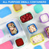 Set 8, 4pcs 3oz 4pcs 5oz Caperci Small Food Containers with Lids of & Leakproof Stackable Storage Containers