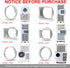 Portable AC Exhaust Hose Coupler, 5.9 Inch Air Conditioner Unit Vent Tube Connector, Portable AC Adapter