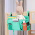 Bedside Storage Caddy, Hanging Bed Organizer for College Dorm Room, Hospital Bed Rails, Baby Bed, Camp (Green)
