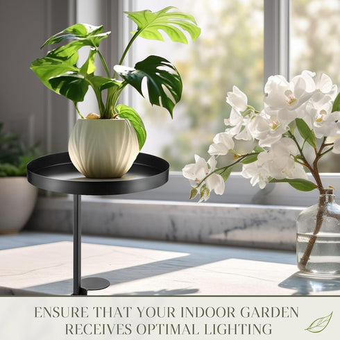 1 7.9''D 14.2''H Teenyyou Pcs Window Sill Plant Shelf x Adjustable Window Shelf Windowsill Clamp Tray for Indoor Plants