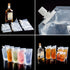 Concealable Cruise Ship Rum Sneak Flask Kit Set - 4x16oz, 4x8oz