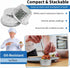 Angel's Peel Lounge Disposable Ramekins, Durable Cup Cake Pans for Baking, Aluminum Foil Ramekin for Tart, Muffin,