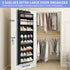 1 Pack 8 68" Closet, FENTEC Shelves Over The Door Shoe Organizer, Exlarge Deep Pockets Hanging Shoe Organizer, Shoe