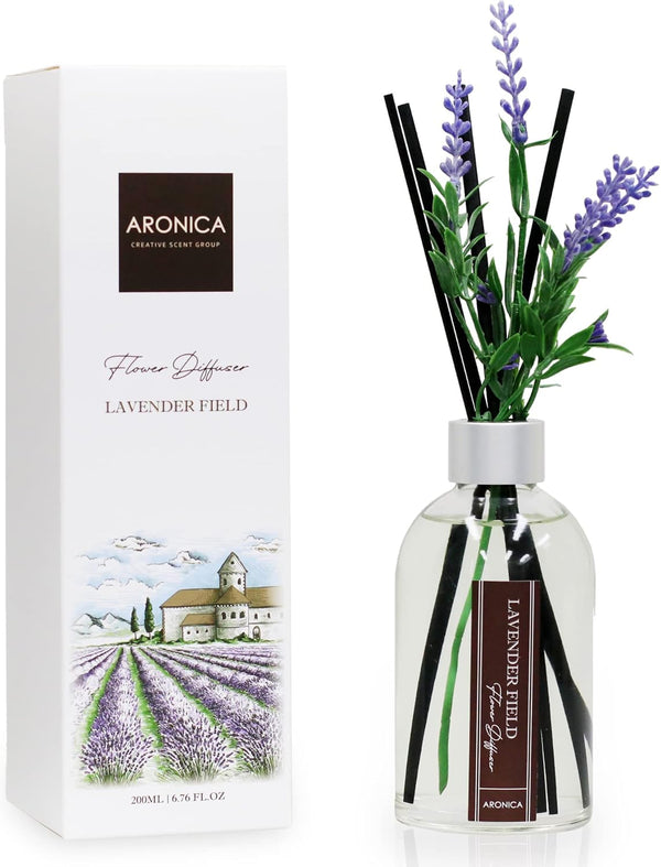 Aronica Bathroom Scent Diffuser, Lavender Diffuser, Long Lasting Air Fresheners for Bathroom, Aesthetic Room Decor