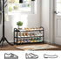 kiplant Closet, 3-Tier Closet Shoe Rack for Expandable Shoe Organizer, Metal Adjustable Black Shoe Shelf Storage