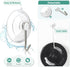 HangerSpace Suction Cup Hooks, 12 Pack Upgrade Clear PVC Window Suction Cups with Metal Hooks for Kitchen Bathroom