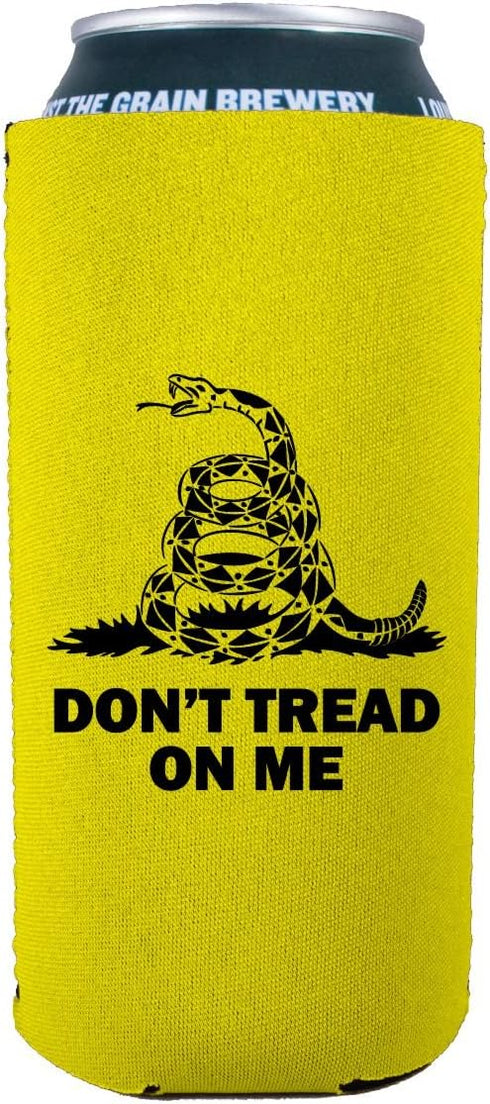 Gadsden Flag 16 oz. Can Coolie for Drinks