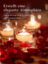 2 inch, 36 Pack 5-6 Set Ashlux White Floating Candles Floating Candles Hours Long Burning, Unscented Floating Candle
