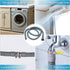 10ft Washing Machine Drain Hose, Universal Extension Kit for Washer, Flexible Discharge Hose for LG/GE/Samsung