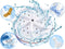 Mini Washing Machine Portable Washer for College Rooms, Travel Home Apartment Laundry, Small Turbine Washer with USB